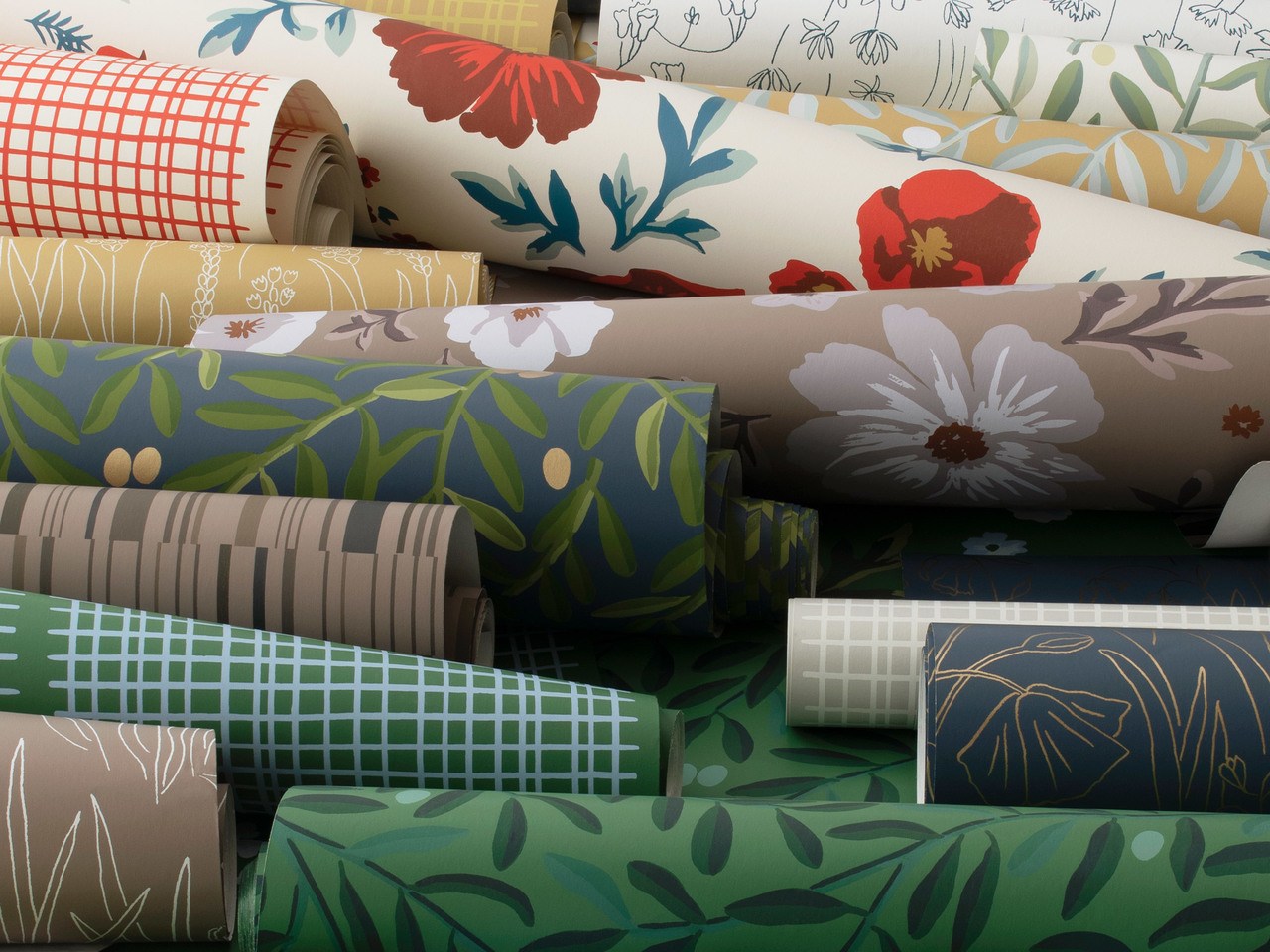 Rolls of various wallpapers | Meet the designers behind the new Schoolhouse + Hygge & West wallpaper collection