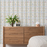 Sweet Pea Plaid Wallpaper