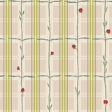 Sweet Pea Plaid Wallpaper
