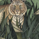Bengal Sunrise wallpaper mural with Tigers and Monkeys inspired by The Jungle Book