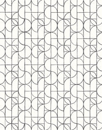 Slice (Charcoal) features modern, geometric lines in gray on white